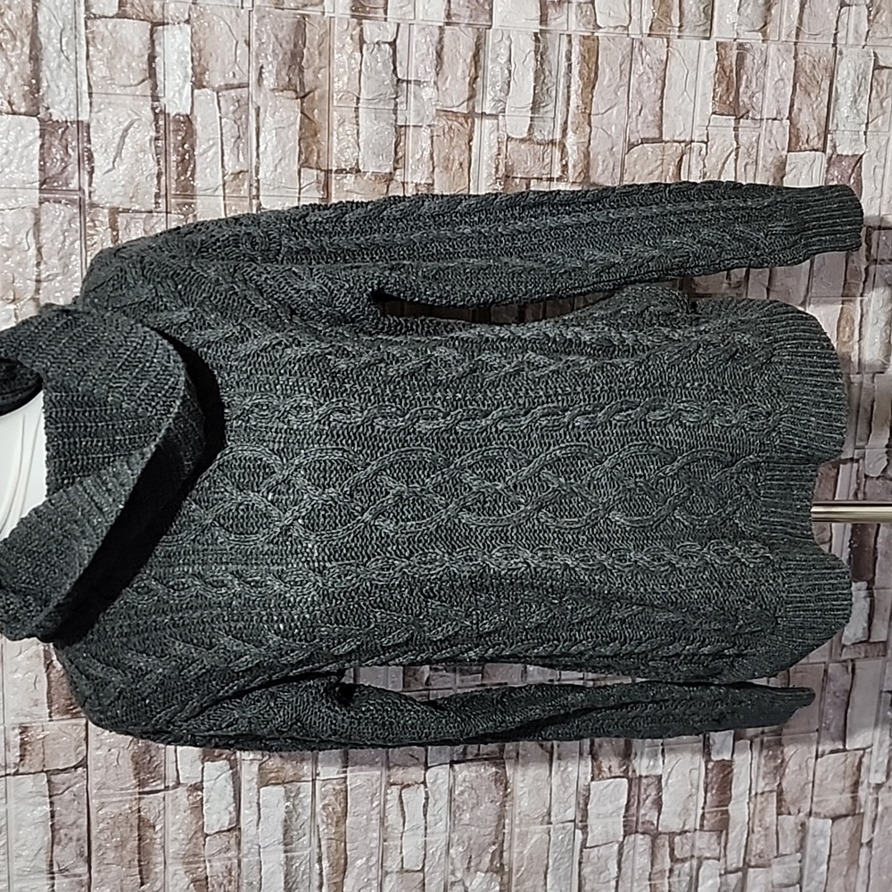 Ralph Lauren Gray Sweater Cable Knit